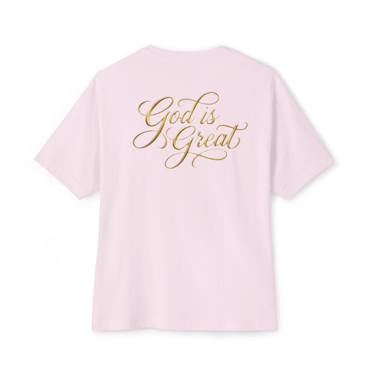MPCHE”Cross Logo” & “God is Great” Oversized Boxy Tee