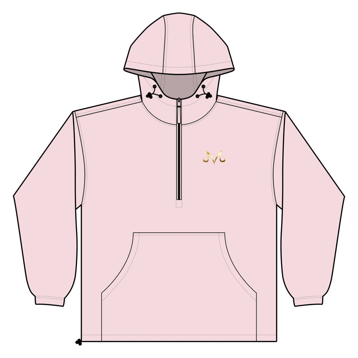 MPCHE”MOCHE LOGO”&"GOD IS GREAT" Windbreaker Pullover