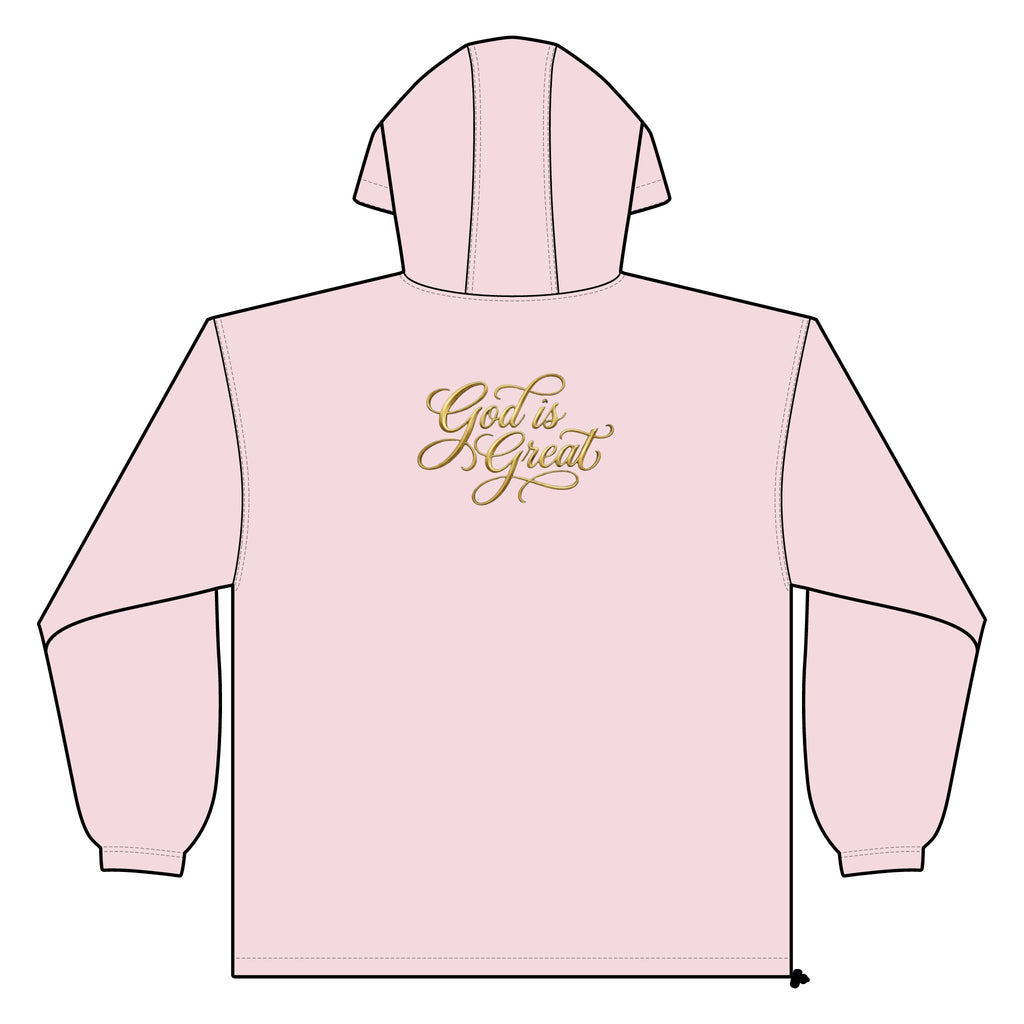 MPCHE”MOCHE LOGO”&"GOD IS GREAT" Windbreaker Pullover