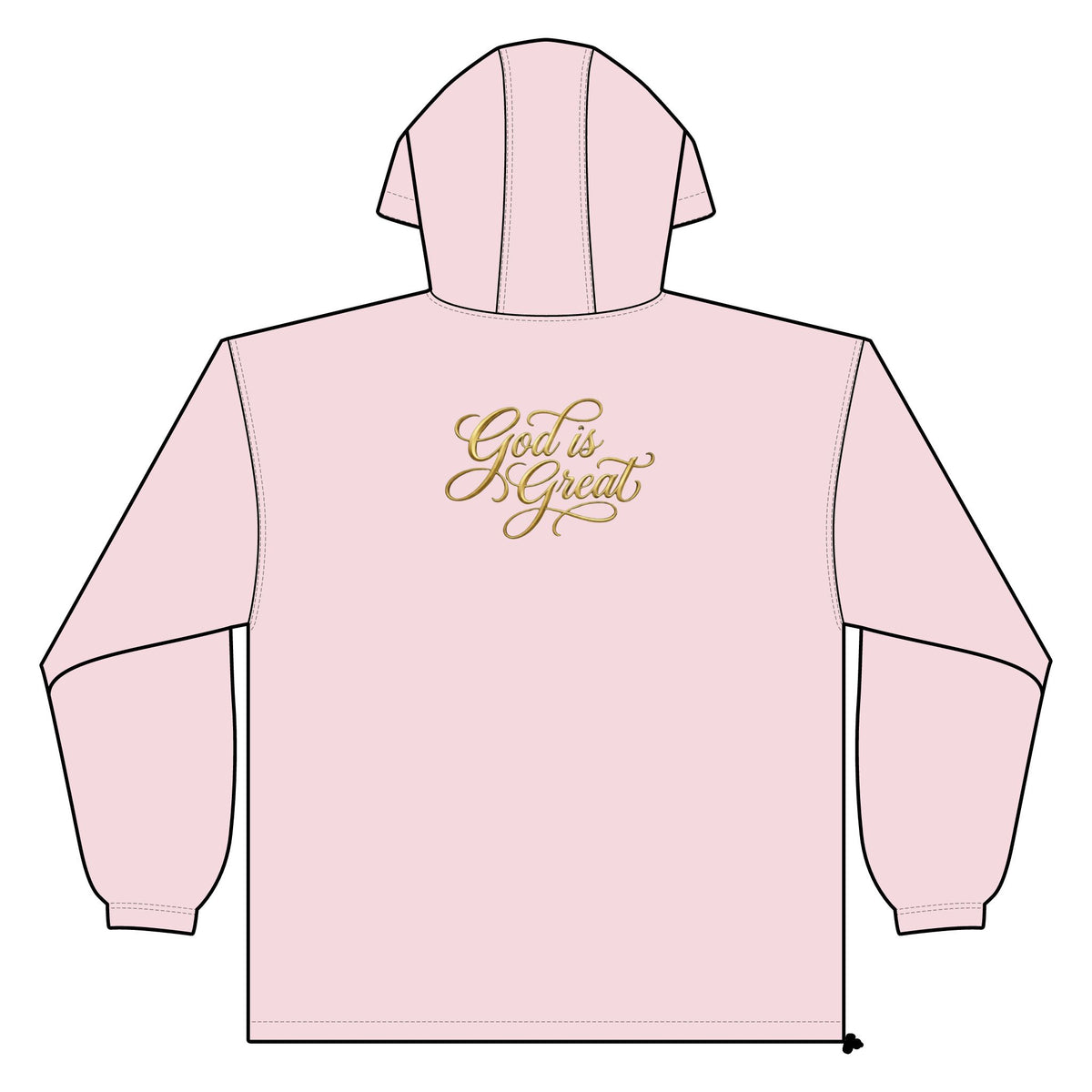 MPCHE”MOCHE LOGO”&"GOD IS GREAT" Windbreaker Pullover