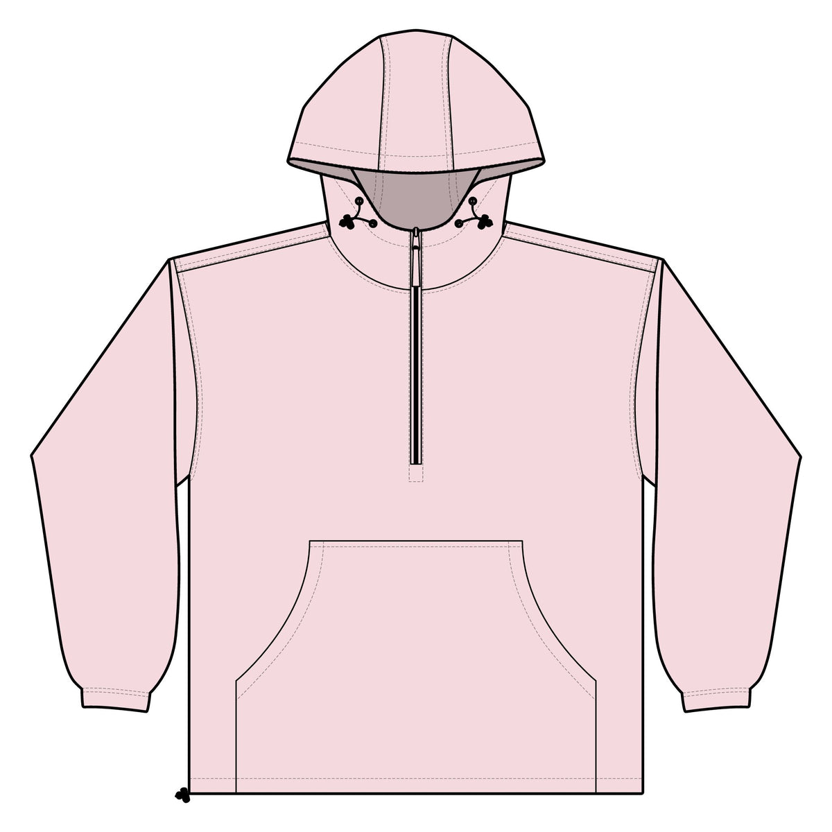 MPCHE”MOCHE LOGO”&"GOD IS GREAT" Windbreaker Pullover