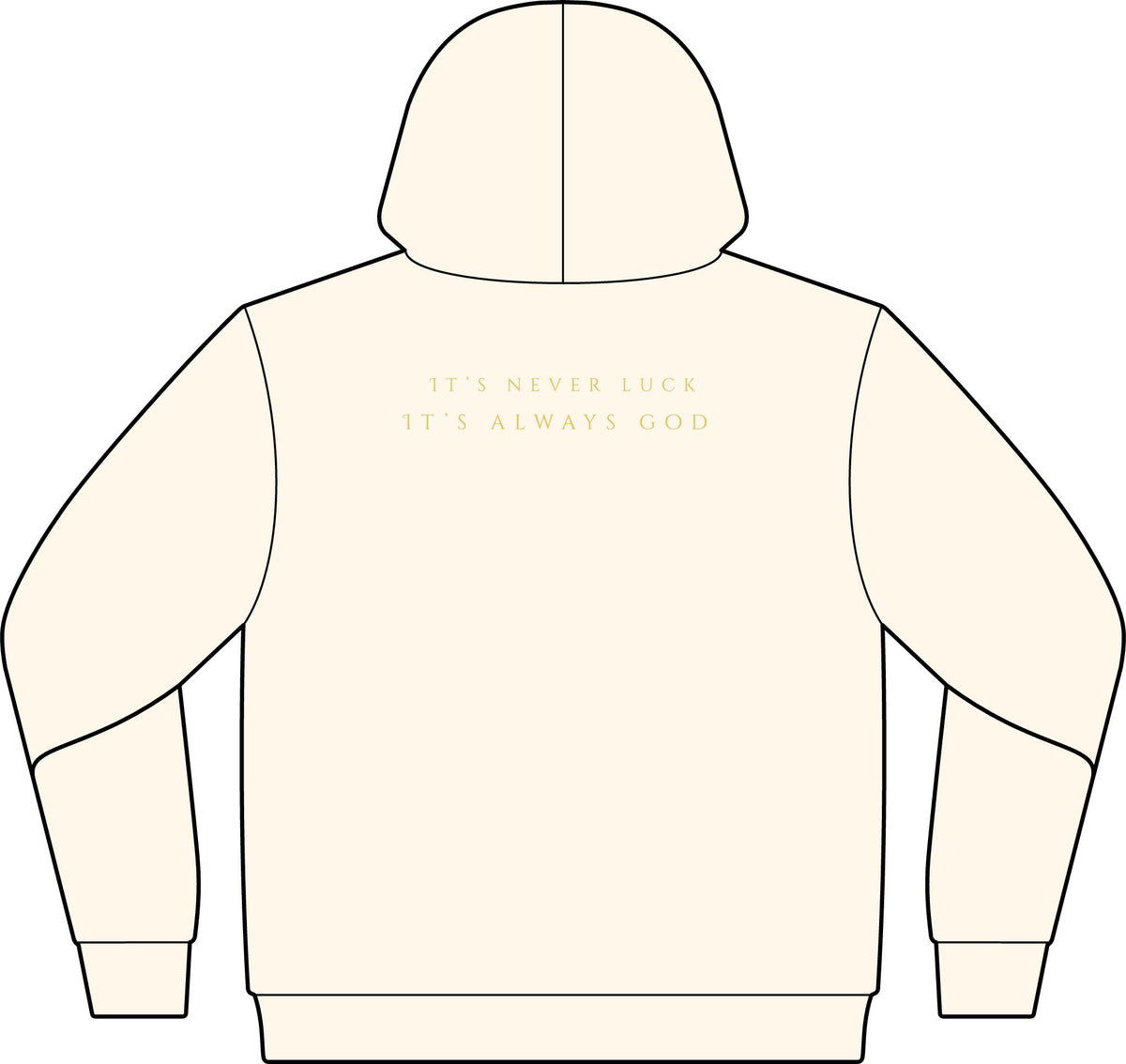 MPCHE “It’s Never Luck it’s always God” Hoodie