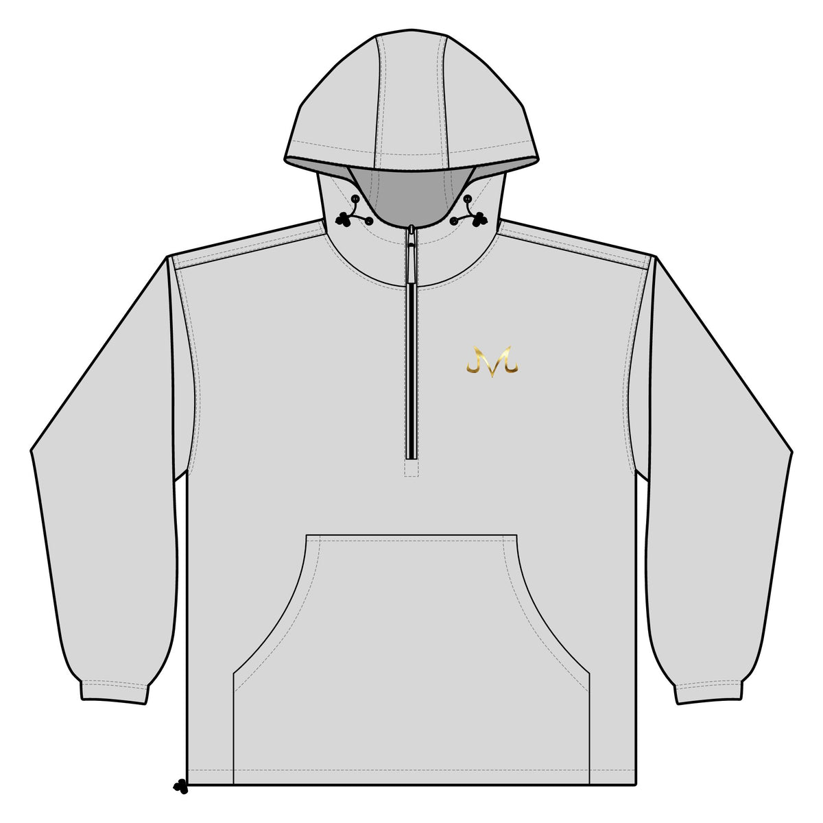 MPCHE”MOCHE LOGO”&"GOD IS GREAT" Windbreaker Pullover