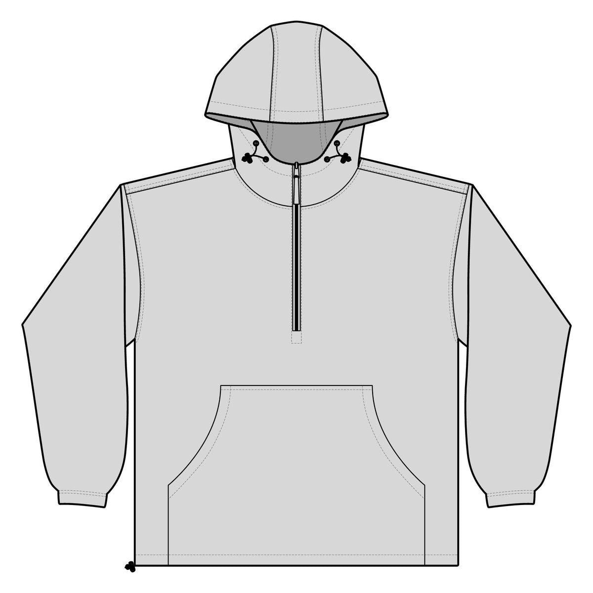MPCHE”MOCHE LOGO”&"GOD IS GREAT" Windbreaker Pullover