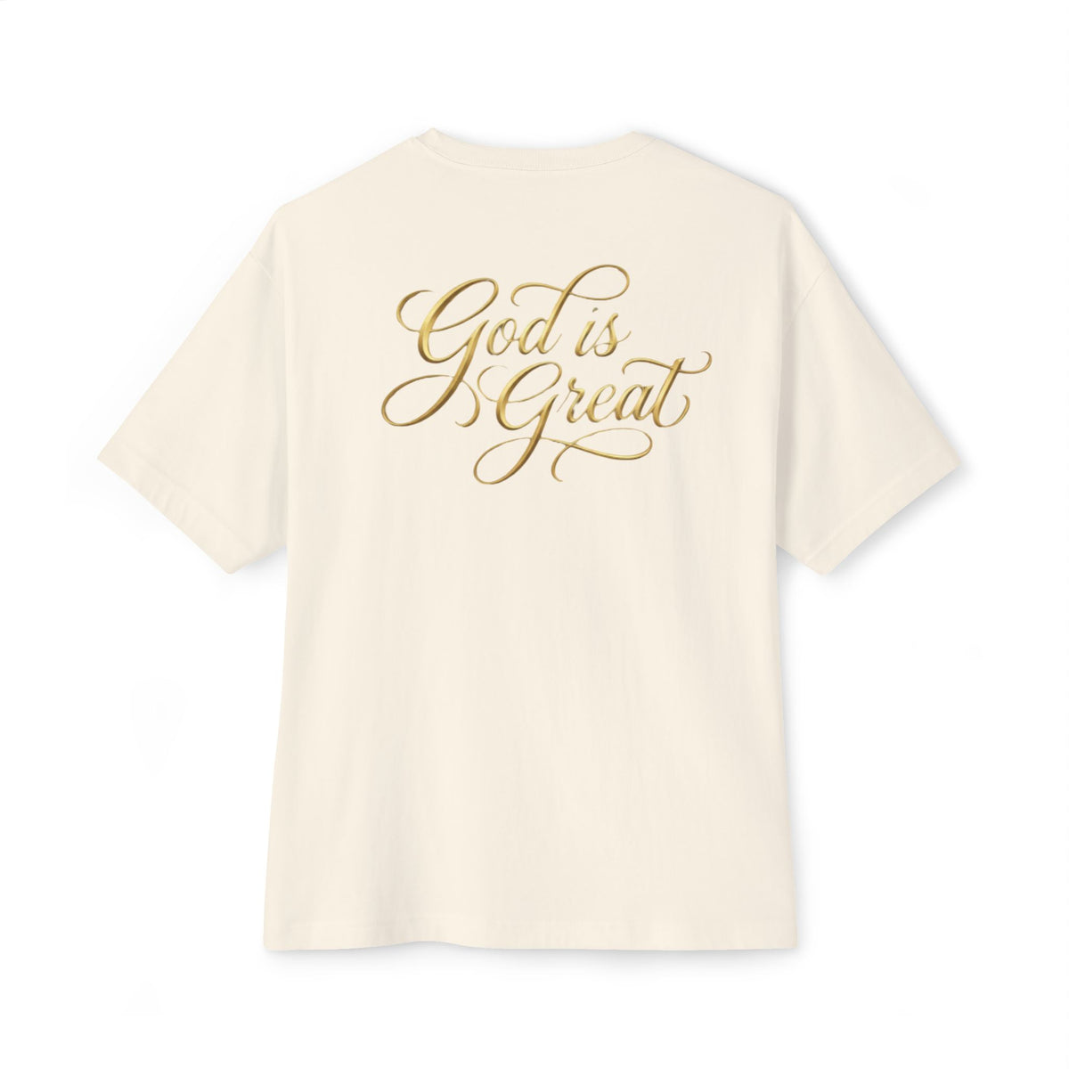 MPCHE”Cross Logo” & “God is Great” Oversized Boxy Tee