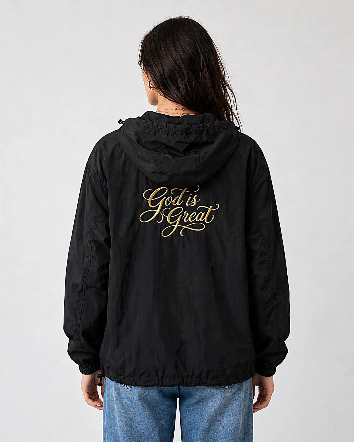 MPCHE”MOCHE LOGO”&"GOD IS GREAT" Windbreaker Pullover